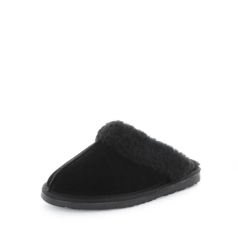 Darrahopens Women's Fashion > Uggs & Slippers JUST BEE Women's CITA Slippers Black 7US