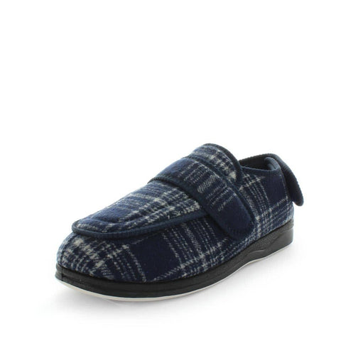Darrahopens Women's Fashion > Uggs & Slippers Panda EDISON Slippers Uggs Navy/Blue Check Shoe 8