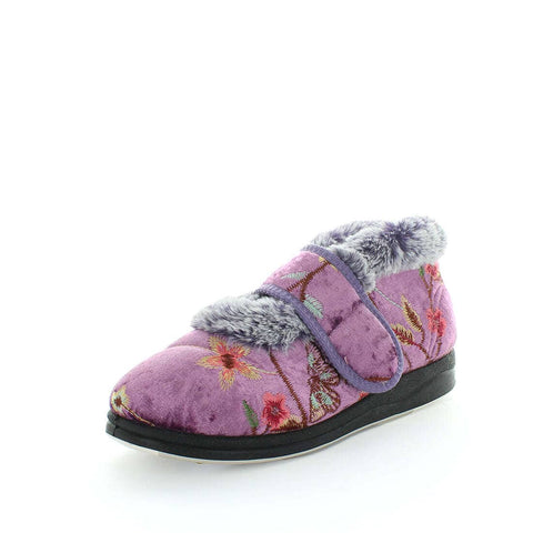 Darrahopens Women's Fashion > Uggs & Slippers Panda EMEE Slippers Uggs Lilac Embroidery Shoe 9