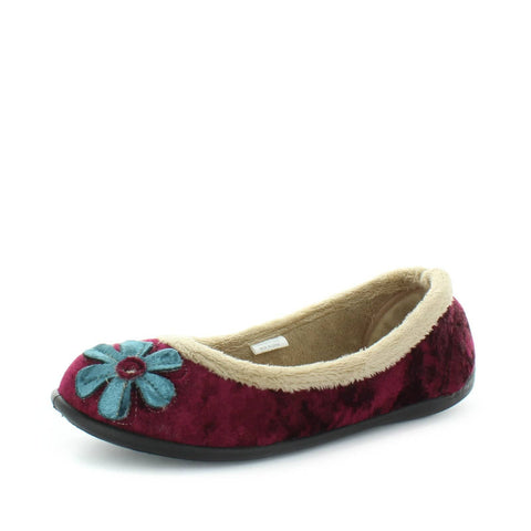 Darrahopens Women's Fashion > Uggs & Slippers Panda PELGIN Slippers Uggs Burgundy Shoe 9