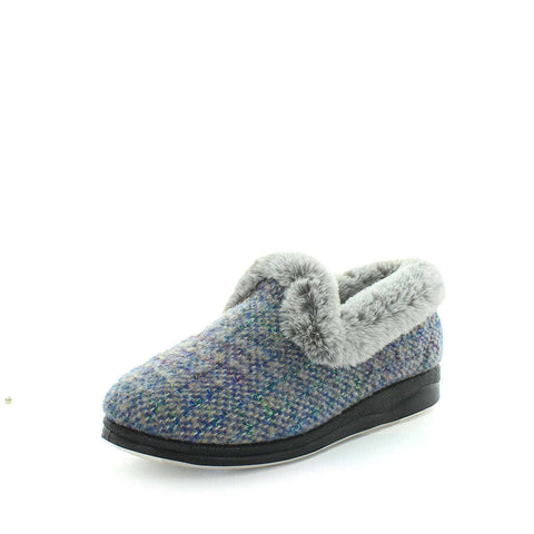 Darrahopens Women's Fashion > Uggs & Slippers Panda PEMILLE Slippers Uggs Blue Knit Shoe 5