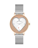 Darrahopens Women's Fashion > Watches Rose Gold Analog Bangle Watch with Rhine Stone Detailing One Size Women