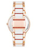 Darrahopens Women's Fashion > Watches Rose Gold Analog Fashion Watch with Rhine Stone Detail One Size Women