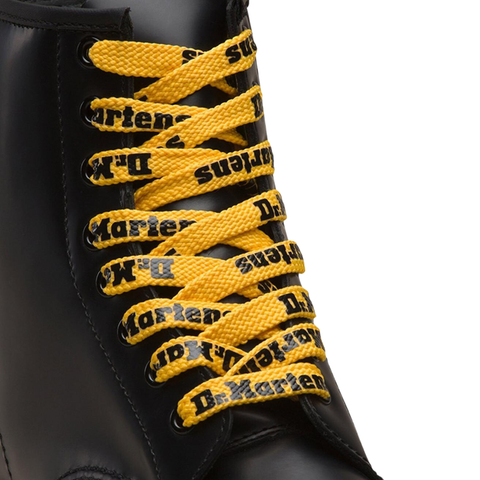 Dr. Martens 55" Shoe Laces Suits 8-10 Eye Boots Doc Martins - 140cm Yellow/Black darrahopens.com.au