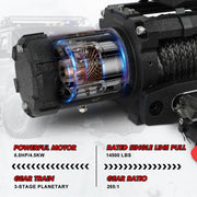 X-BULL Fashion > Men's Fashion > Men's Tops & T-shirts X-BULL 12V 14500lbs Winch Wireless Remote 4WD | AU Stock
