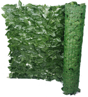 Artificial UV Peach Leaf Roll 3m By 1m