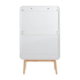 Merlin White Modern Retro Tallboy
