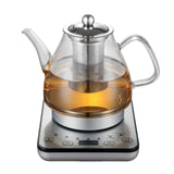Darrahopens.com.au-1.2L Digital Glass Kettle 800W Electric with Tea Infuser