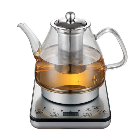 Darrahopens.com.au-1.2L Digital Glass Kettle 800W Electric with Tea Infuser