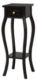 Darrahopens.com.au-1 Drawer Cabriol Leg Plant Stand (Chocolate)