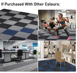 5m2 Box of Premium Carpet Tiles Commercial Domestic Office Heavy Use Flooring Blue