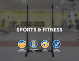 Commercial Squat Rack Adjustable Pair Fitness Exercise Weight Lifting Gym Barbell Stand