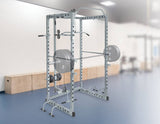 Power Rack Squat Cage Stands w Lat Pulldown Home Gym