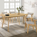 Darrahopens.com.au-1.5m 6 seaters OVAL dining table : colour -Natural