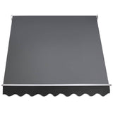 Instahut 2.1m x 2.1m Retractable Fixed Pivot Arm Awning - Grey