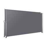 Set of 2 Instahut Side Awning Sun Shade Outdoor Blinds Retractable Screen 1.8X3M GR