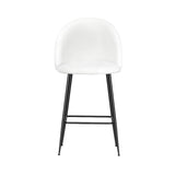Artiss Bar Stools Kitchen Dining Chair Stool White Chairs Sherpa Boucle