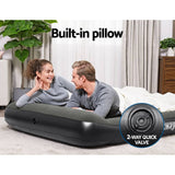 Bestway Air Mattress Double Bed Flocked Inflatable Camping Beds 30CM