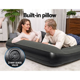 Bestway Air Mattress Queen Bed Inflatable Flocked Camping Beds 30CM