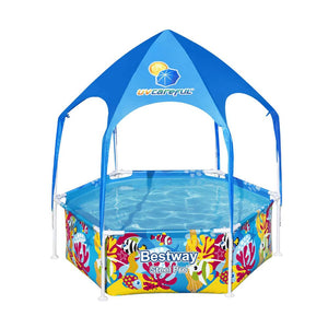 Bestway Swimming Pool Above Ground Plays Kids Steel Pro� Mist Shade Pools