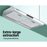 Comfee Rangehood 600mm Stainless Steel Kitchen Canopy With 4 PCS filter Replacement