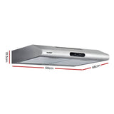 Comfee Rangehood 600mm Range Hood Stainless Steel Built In Kitchen Canopy 60cm