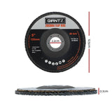 Giantz 50 PCS Zirconia Sanding Flap Disc 5’’ 125mm 80Grit Angle Grinding Wheel