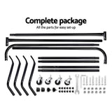 Artiss 6FT Clothes Racks Metal Garment Display Rolling Rail Hanger Airer Stand Portable