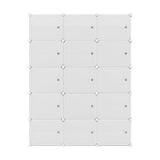 Artiss Shoe Cabinet DIY Shoe Box White Cube Portable Organiser Storage Stand