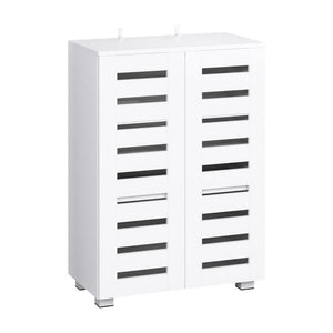 Artiss Shoe Cabinet 20 Pairs 5-tier White Alster