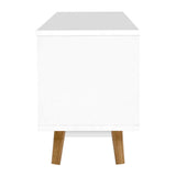Artiss Wooden Entertainment Unit - White & Wood