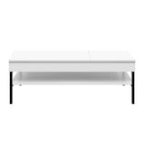 Artiss Lift Up Top Coffee Table Wooden Tables Hidden Book Storage Drawers 120CM