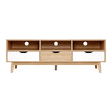Artiss TV Cabinet Entertainment Unit Stand Wooden Storage 140cm Scandinavian