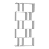 Artiss 5 Tier Bookshelf Display Shelf CD Cabinet Bookcase Stand Storage White