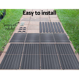 Greenfingers Garden Bed 240X80X77CM Galvanised Raised Steel Instant Planter 2N1