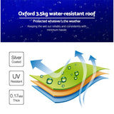 Instahut Gazebo Pop Up Marquee 3x3m Folding Wedding Tent Gazebos Shade Blue