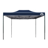 Instahut Gazebo Pop Up Marquee 3x4.5 Outdoor Tent Folding Wedding Gazebos Navy