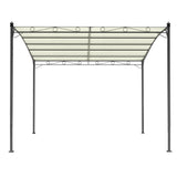 Instahut Gazebo 3m Party Marquee Outdoor Wedding Tent Iron Art Canopy Beige