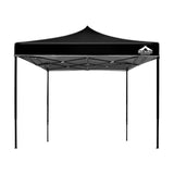 Instahut Gazebo Pop Up Marquee 3x3 Outdoor Wedding Base Pod Kit Black