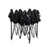 Instahut Gazebo Pop Up Marquee 3x3 Outdoor Wedding Base Pod Kit Black