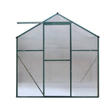 Greenfingers Aluminum Greenhouse Green House Garden Shed Polycarbonate 2.52x1.9M