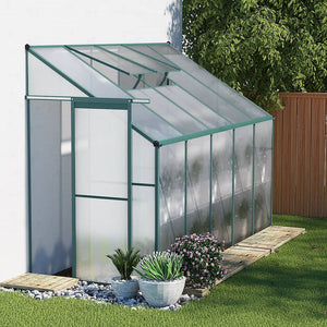 Greenfingers Greenhouse Aluminium Green House Garden Shed Polycarbonate 3x1.27M