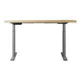 Artiss Electric Standing Desk Motorised Adjustable Sit Stand Desks Grey Oak