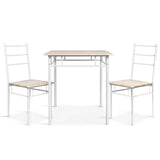 Artiss 3 Piece Dining Set - Natural
