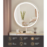 Embellir Makeup Mirror with Light Bluetooth LED Hollywood Vanity Mirrors 60CM