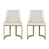 Artiss Dining Chairs Linen Fabric Beige Set Of 2 Balen