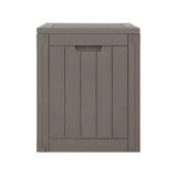Gardeon Outdoor Storage Box 118L Container Lockable Indoor Garden Toy Tool Shed Grey