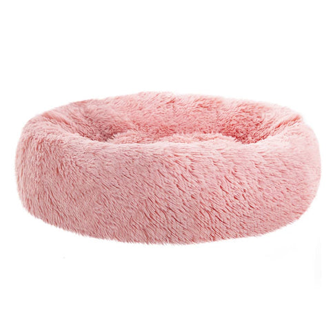 i.Pet Pet bed Dog Cat Calming Pet bed Medium 75cm Pink Sleeping Comfy Cave Washable