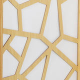 Artiss Clover Room Divider Screen Privacy Wood Dividers Stand 3 Panel Natural