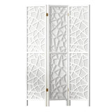 Artiss Clover Room Divider Screen Privacy Wood Dividers Stand 3 Panel White